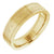 14K white gold wedding ring with basket weave design