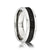 Tungsten Wedding Ring with Black Carbon Fiber Inlay