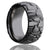 Black Zirconium Tire Tread Ring