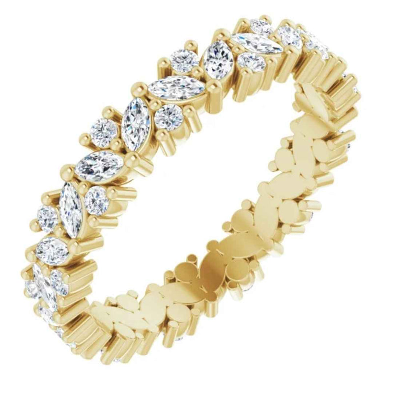 CALLIE | Women's Diamond Wedding Ring | 14K Gold | Platinum - TCR