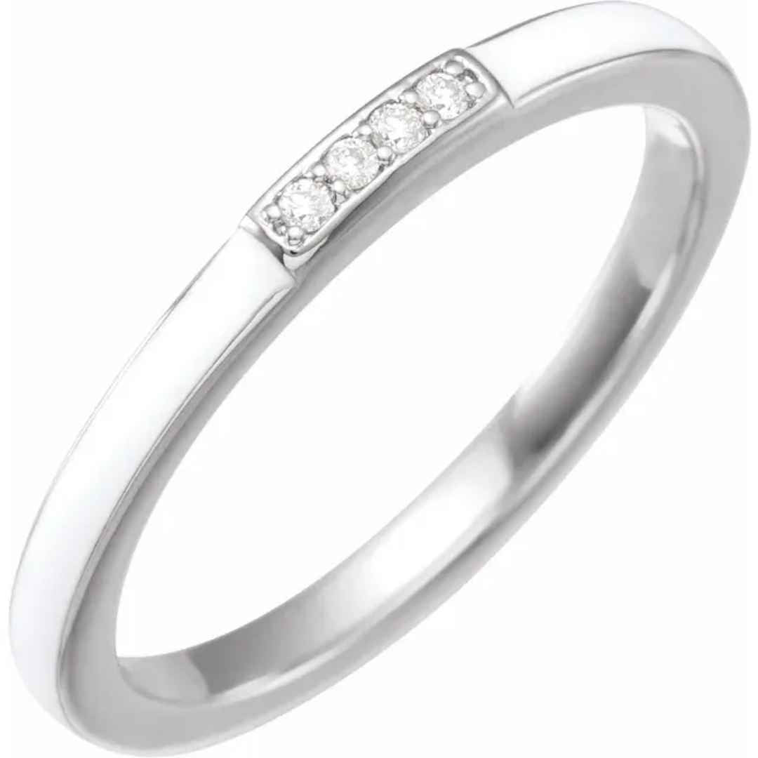 Lucy Diamond Engagement Ring (2 Carat) -18K White Gold