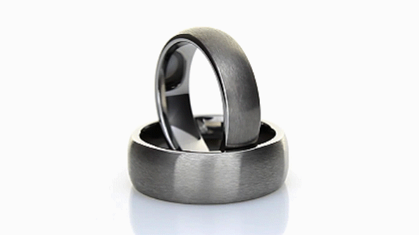 Men's Tungsten Wedding Ring Domed