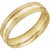 Men's 14K white gold wedding ring