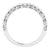Women's 14k white gold diamond wedding ring