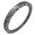 Women's Damascus Steel Wedding Ring 1mm
