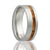 Men's Wedding Ring Cobalt Band with Koa Wood Liner