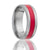 Titanium Wedding Ring with Inlay