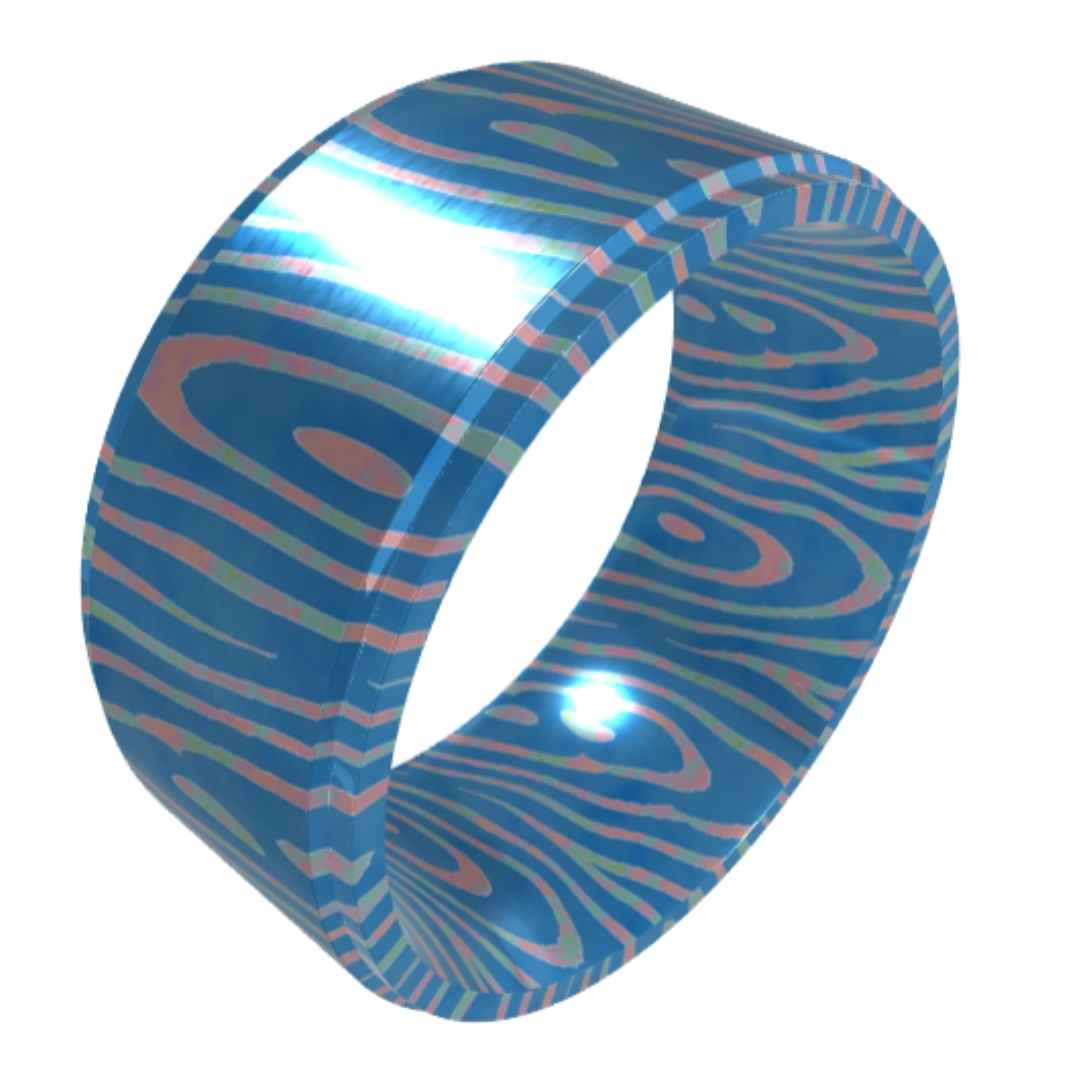 SHAWN | Men's Moku-Ti Wedding Ring | 10 & 12 mm - TCR