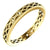 14K white gold beaded wedding ring