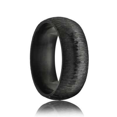 Black Wedding Ring Zirconium