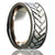 Men's Wedding Ring Titanium Tire Tread Design