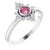 ZARIA | Women's Engagement Ring | Diamond | Pink Tourmaline | Mozambique Garnet